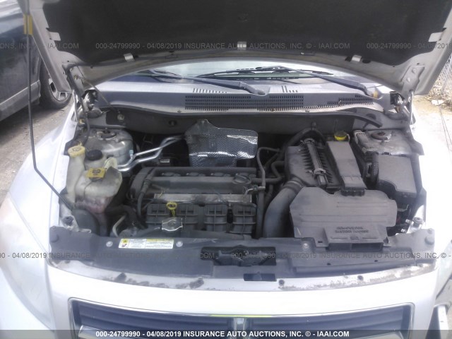 1B3HB48B67D328554 - 2007 DODGE CALIBER SXT SILVER photo 10