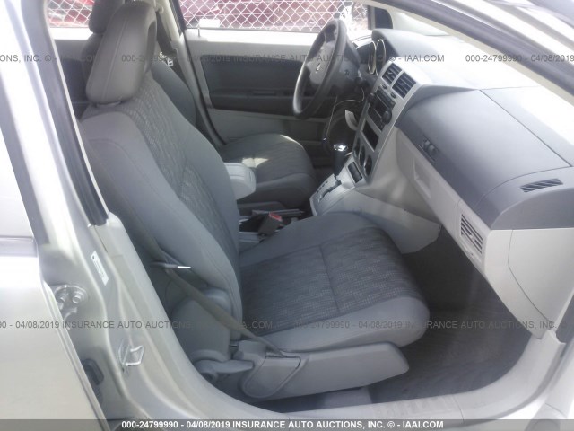 1B3HB48B67D328554 - 2007 DODGE CALIBER SXT SILVER photo 5