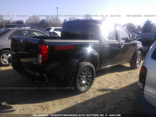 1N6AD0EV1CC407600 - 2012 NISSAN FRONTIER S/SV/SL/PRO-4X BLACK photo 4