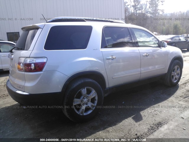 1GKEV23DX9J145902 - 2009 GMC ACADIA SLT-1 SILVER photo 4