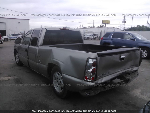 2GCEC19V811124816 - 2001 CHEVROLET SILVERADO C1500 GRAY photo 3