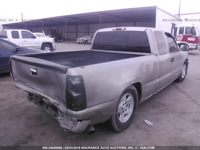 2GCEC19V811124816 - 2001 CHEVROLET SILVERADO C1500 GRAY photo 4