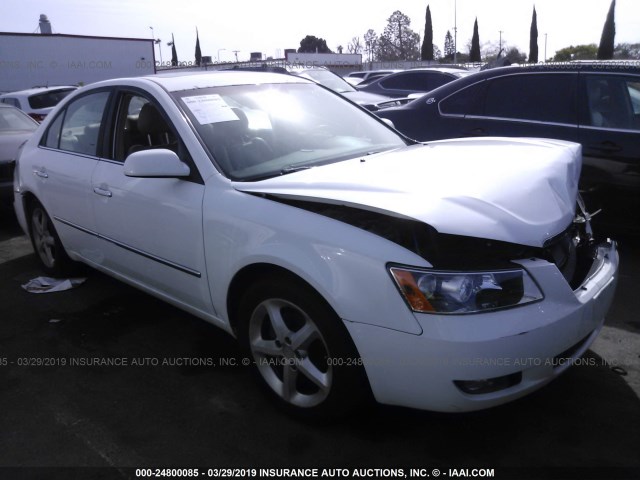 5NPEU46C98H325991 - 2008 HYUNDAI SONATA SE/LIMITED WHITE photo 1