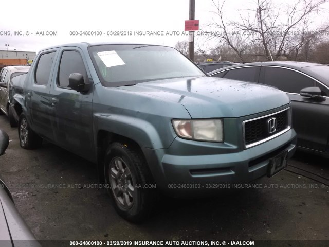 2HJYK16318H535362 - 2008 HONDA RIDGELINE RTX TEAL photo 1