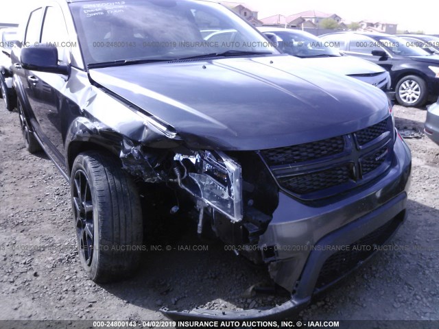 3C4PDCEG1HT501178 - 2017 DODGE JOURNEY GT GRAY photo 6