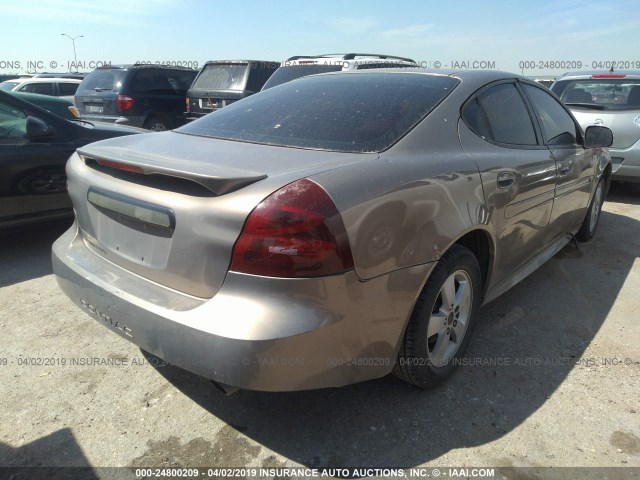 2G2WP552361164082 - 2006 PONTIAC GRAND PRIX TAN photo 4