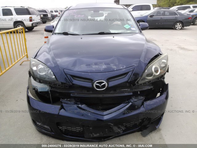 JM1BK343091195808 - 2009 MAZDA 3 S BLUE photo 6