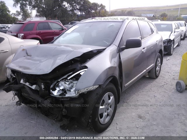 JN8AS5MT3BW563208 - 2011 NISSAN ROGUE S/SV/KROM GRAY photo 2