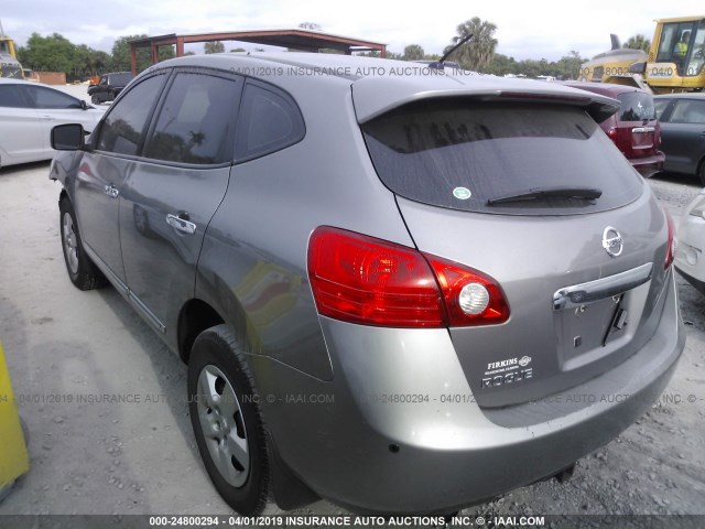 JN8AS5MT3BW563208 - 2011 NISSAN ROGUE S/SV/KROM GRAY photo 3