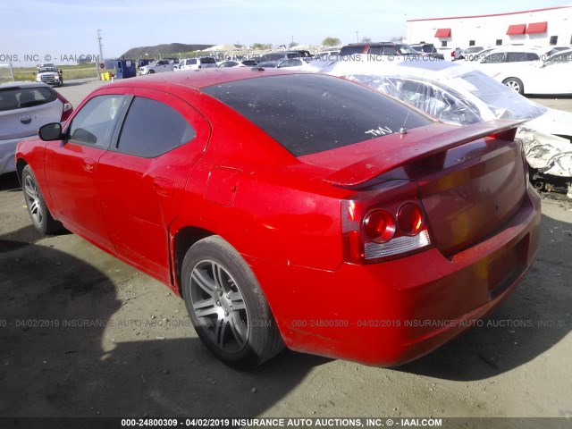 2B3CA3CV0AH165063 - 2010 DODGE CHARGER SXT RED photo 3