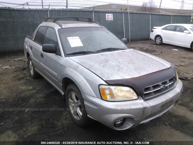 4S4BT62C167106740 - 2006 SUBARU BAJA SPORT SILVER photo 1