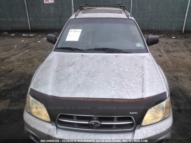 4S4BT62C167106740 - 2006 SUBARU BAJA SPORT SILVER photo 6