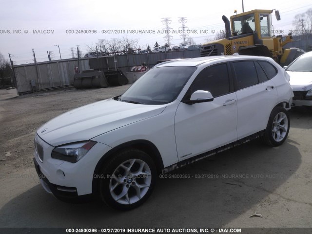 WBAVL1C53EVY14628 - 2014 BMW X1 XDRIVE28I WHITE photo 2