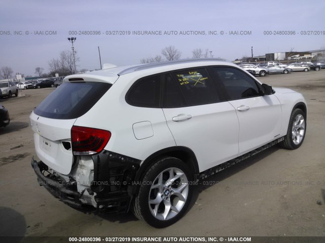 WBAVL1C53EVY14628 - 2014 BMW X1 XDRIVE28I WHITE photo 4