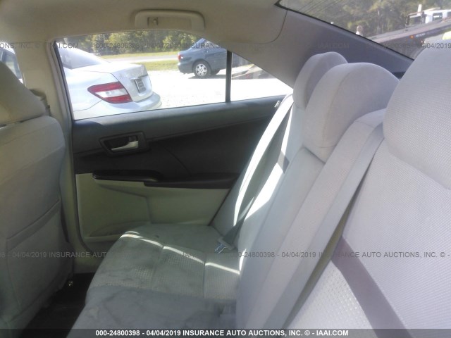 4T4BF1FK0CR197191 - 2012 TOYOTA CAMRY SE/LE/XLE WHITE photo 8