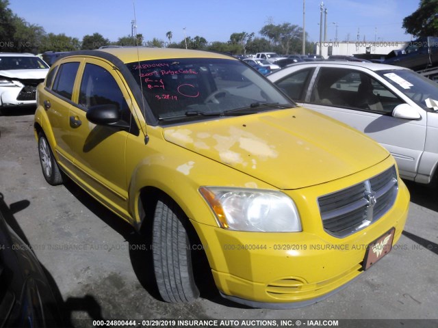 1B3HB48B67D577906 - 2007 DODGE CALIBER SXT YELLOW photo 1