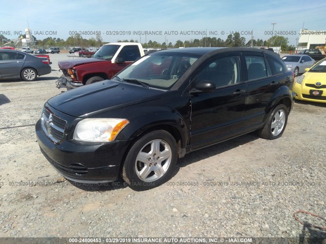 1B3HB48BX8D553707 - 2008 DODGE CALIBER SXT BLACK photo 2