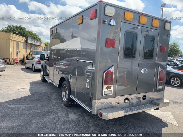 1FDXF46R58EE49548 - 2008 FORD F450 SUPER DUTY GRAY photo 3