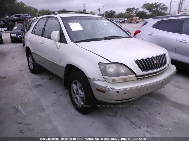 JT6HF10U8Y0142786 - 2000 LEXUS RX 300 WHITE photo 1