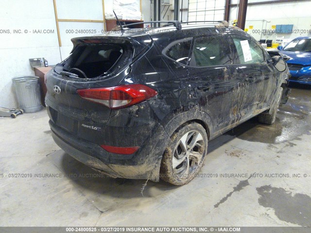 KM8J33A23GU086223 - 2016 HYUNDAI TUCSON LIMITED/SPORT AND ECO/SE BLACK photo 4