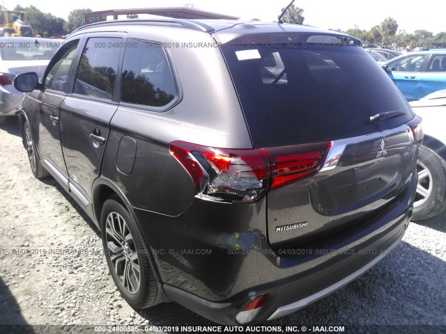 JA4AD3A37GZ004369 - 2016 MITSUBISHI OUTLANDER SE/SEL BLACK photo 3