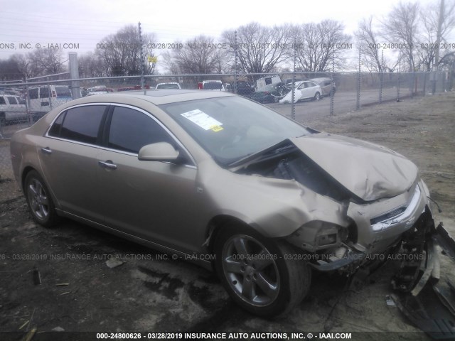 1G1ZK57748F278760 - 2008 CHEVROLET MALIBU LTZ GOLD photo 1