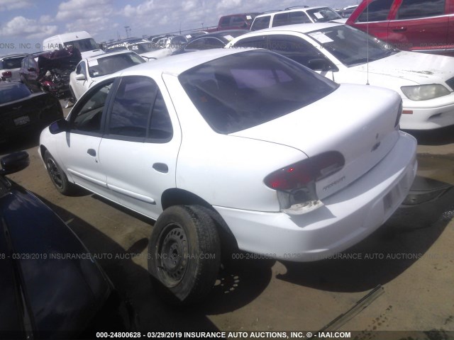 3G1JC52471S175910 - 2001 CHEVROLET CAVALIER CNG WHITE photo 3