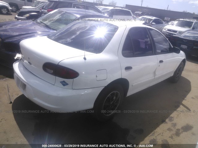 3G1JC52471S175910 - 2001 CHEVROLET CAVALIER CNG WHITE photo 4