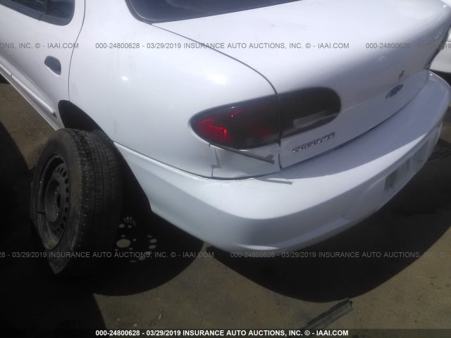 3G1JC52471S175910 - 2001 CHEVROLET CAVALIER CNG WHITE photo 6