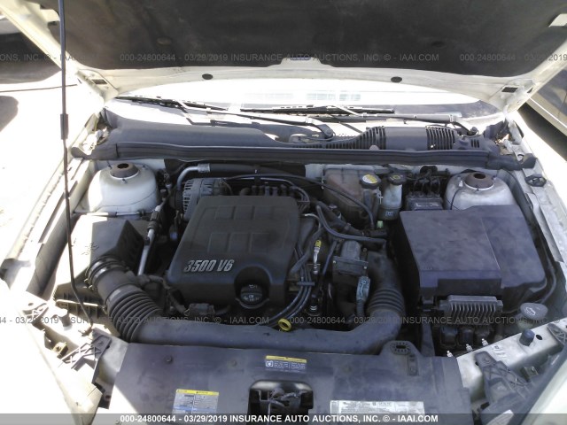 1G1ZT54835F230429 - 2005 CHEVROLET MALIBU LS WHITE photo 10