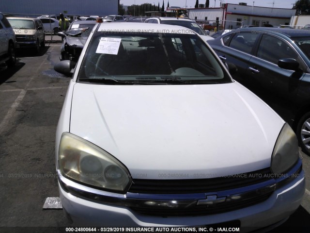 1G1ZT54835F230429 - 2005 CHEVROLET MALIBU LS WHITE photo 6
