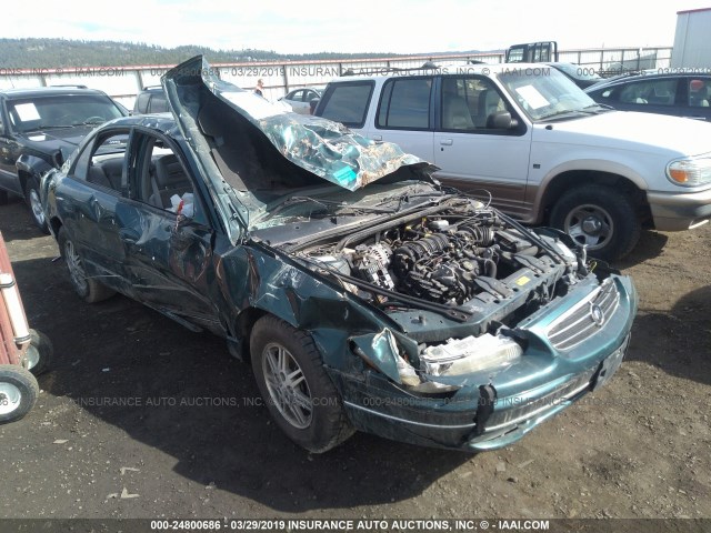 2G4WB55K0Y1230452 - 2000 BUICK REGAL LS GREEN photo 1