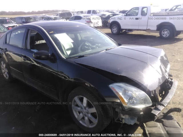 1N4BA41E36C838138 - 2006 NISSAN MAXIMA SE/SL BLACK photo 1