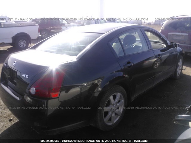 1N4BA41E36C838138 - 2006 NISSAN MAXIMA SE/SL BLACK photo 4