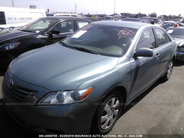 4T4BE46K68R034735 - 2008 TOYOTA CAMRY CE/LE/XLE/SE Light Blue photo 2