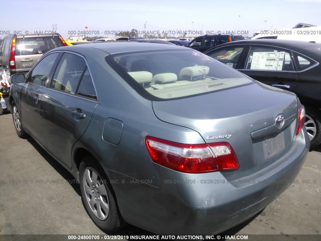 4T4BE46K68R034735 - 2008 TOYOTA CAMRY CE/LE/XLE/SE Light Blue photo 3