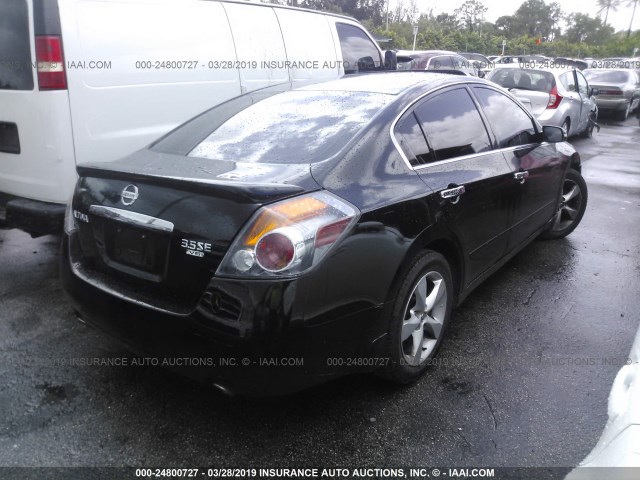 1N4BL21E48N432780 - 2008 NISSAN ALTIMA 3.5SE/3.5SL BLACK photo 4