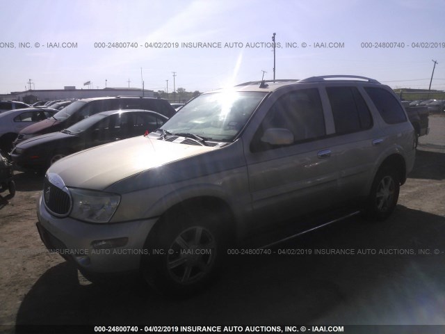 5GADT13S572223050 - 2007 BUICK RAINIER CXL BEIGE photo 2