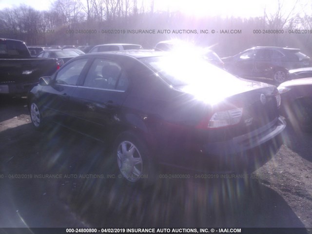 3MEHM08Z46R620223 - 2006 MERCURY MILAN PREMIER BLACK photo 3