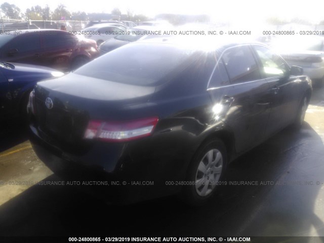 JTNBF3EK5A3000283 - 2010 TOYOTA CAMRY SE/LE/XLE BLACK photo 4