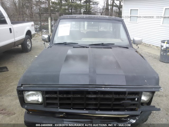 1FTBR10T7HUC23543 - 1987 FORD RANGER BLACK photo 10