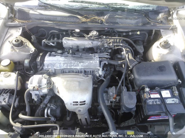 4T1BG22K4WU268805 - 1998 TOYOTA CAMRY CE/LE/XLE GOLD photo 10