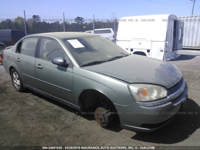 1G1ZT54835F190465 - 2005 CHEVROLET MALIBU LS GREEN photo 1
