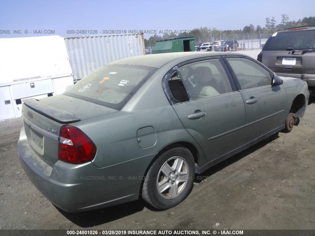 1G1ZT54835F190465 - 2005 CHEVROLET MALIBU LS GREEN photo 4