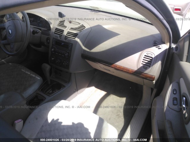 1G1ZT54835F190465 - 2005 CHEVROLET MALIBU LS GREEN photo 5