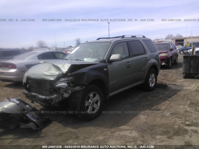 4M2CU97168KJ35451 - 2008 MERCURY MARINER PREMIER MAROON photo 2