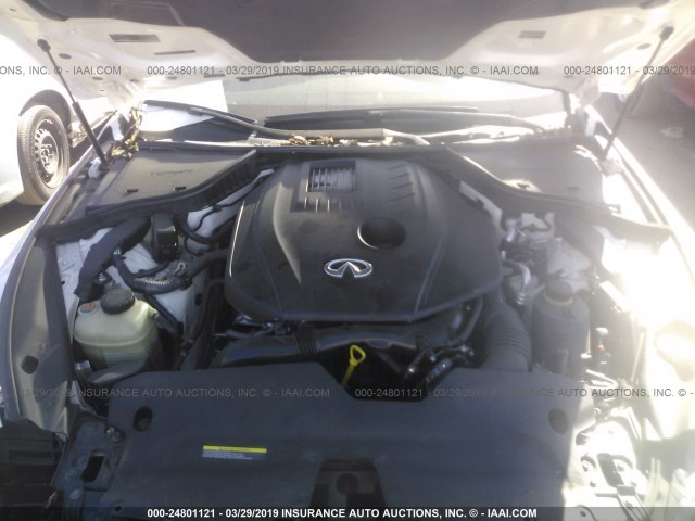 JN1CV7AP6HM641762 - 2017 INFINITI Q50 PREMIUM WHITE photo 10