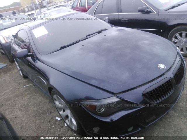 WBAEH13486CR49903 - 2006 BMW 650 I BLACK photo 1