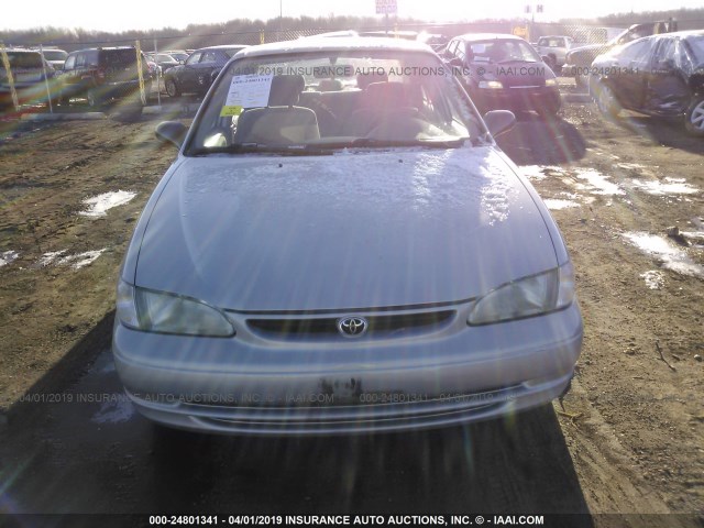 2T1BR12E5YC345507 - 2000 TOYOTA COROLLA VE/CE/LE SILVER photo 6