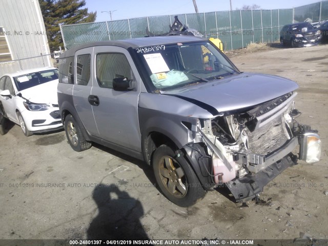 5J6YH28573L039110 - 2003 HONDA ELEMENT EX SILVER photo 1